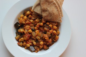 eggplant chickpea curry