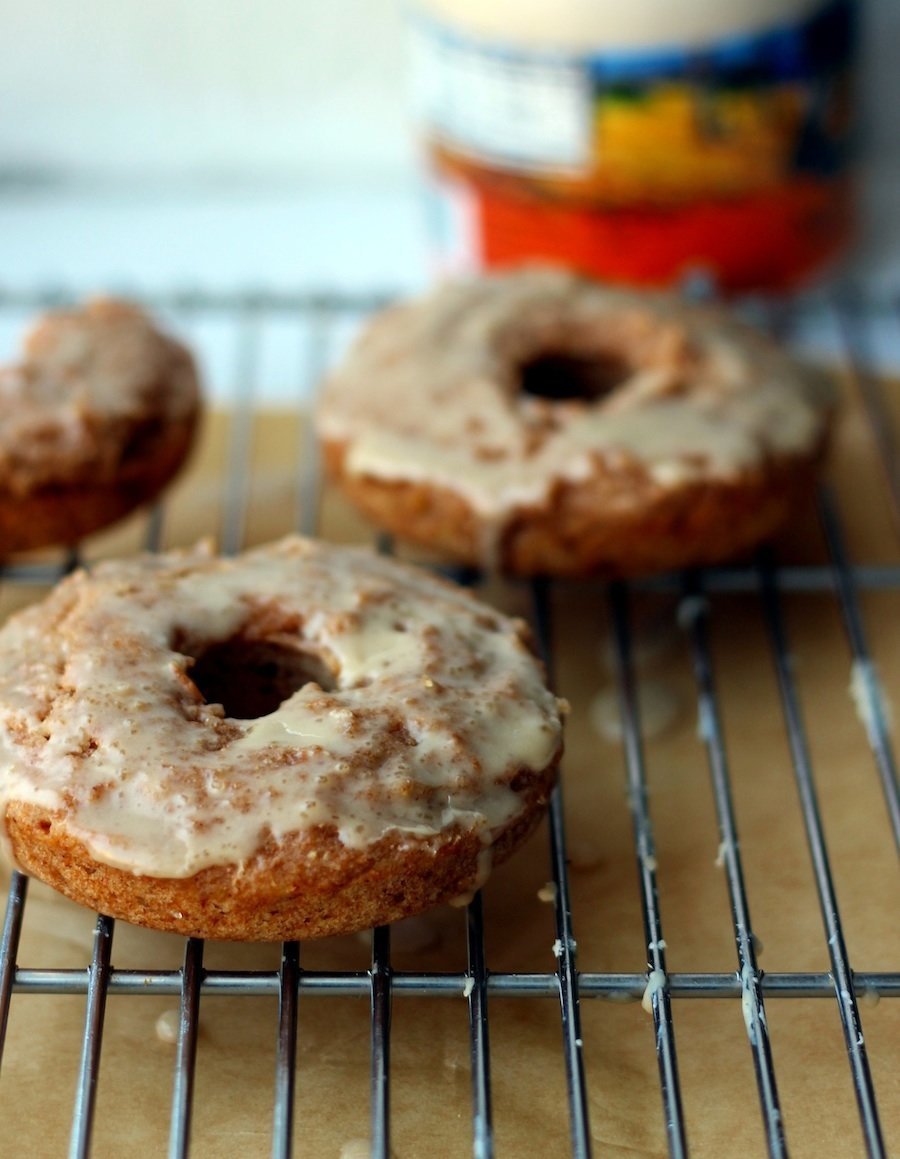 Baked Homemade Applesauce Doughnuts - Prepgreen